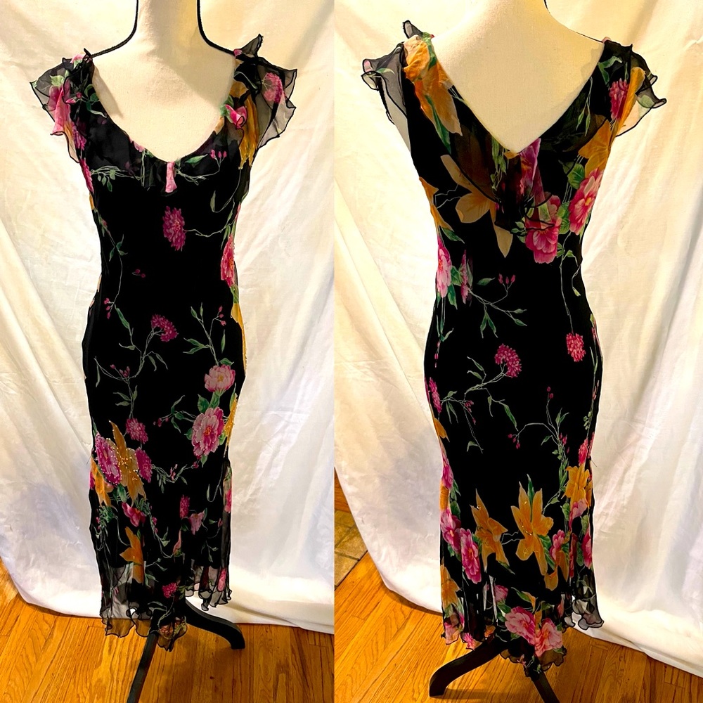 Vintage Y2K silk dress